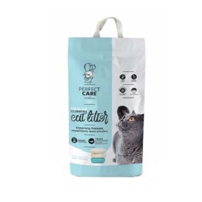 Άμμος υγιεινής για γάτες με υψηλή συγκόλληση και άρωμα σαπουνιού - Perfect Care 5kg