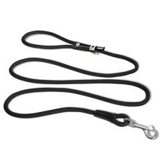 Ελαστικός οδηγός σχοινί για σκύλους - Curli Strech Comfort Leash Black
