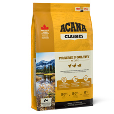 Βιολογικά κατάλληλη ξηρά τροφή για ενήλικους σκύλους με ποικιλία πουλερικών - Acana Classics Prairie Poultry