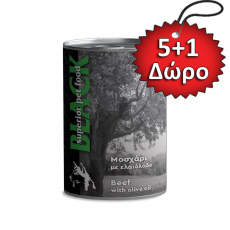 Κονσέρβα για ενήλικους σκύλους με μοαχάρι & ελαιόλαδο, χωρίς σιτηρά - Black Beef 400g