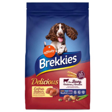 Πλήρης ξηρά τροφή για ενήλικους σκύλους με μοσχάρι - Brekkies Tender & Delicious Beef 7.25kg