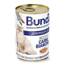 Κονσέρβα γάτας πατέ με λευκά κρέατα - Bundy White Meat 400g