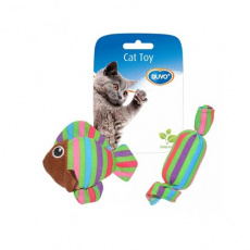 Παιχνίδι γάτας: υφασμάτινη καραμέλα και ψαράκι με Catnip - Duvo+