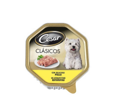 Πλήρης τροφή σε δισκάκι για ενήλικους μικρόσωμους σκύλους με κοτόπουλο - Cesar 150g