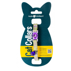 Περιλαίμιο γάτας με κουδουνάκι και υφή πλεκτού σε διάφορα χρώματα - Farm Company Cat Collar