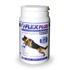 Συμπλήρωμα προηγμένης σύνθεσης για υποστήριξη αρθρώσεων και οστών για σκύλους και γάτες - Flex Plus (30 δισκία)