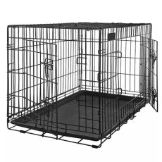 Μεταλλικό κλουβί-Crate για εκπαίδευση, διαμονή και μεταφορά σκύλου με δύο πόρτες - Glee XXL (122*74.5*80.5cm)