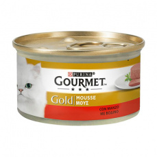 Κονσέρβα γάτας με μους σε διάφορες γεύσεις - Gourmet Gold 85g