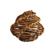 Παιχνίδι σε σχήμα μπάλας από φυσικό ξύλο ιτιάς - Happy Pet Willow Ball 10cm