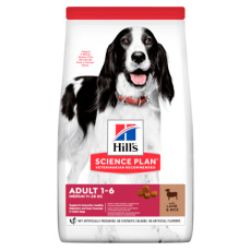 Ξηρά τροφή για μεσαίου μεγέθους ενήλικους σκύλους ηλικίας 1-6 ετών με αρνί - Hill's Adult Medium Lamb