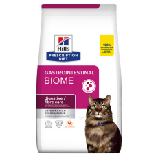 Κλινική ξηρά τροφή για άμεσο αποτέλεσμα σε γάτες με γαστρεντερικές διαταραχές - Hill's Prescription Diet GI Biome 1.5kg