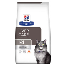 Κλινική ξηρά τροφή για γάτες με παθήσεις συκωτιού και καρδιάς - Hill's Prescription Diet l/d Dry 1.5kg