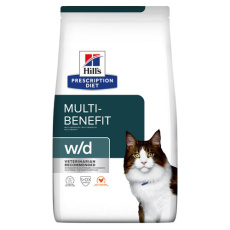Κλινική ξηρά τροφή για γάτες με τάση παχυσαρκίας, διαβήτη ή γαστρεντερικές διαταραχές - Hill's Prescription Diet w/d Dry