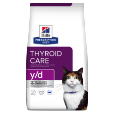 Κλινική ξηρά τροφή για γάτες με πρόβλημα στο θυρεοειδή - Hill's Prescription Diet y/d Dry 1.5kg