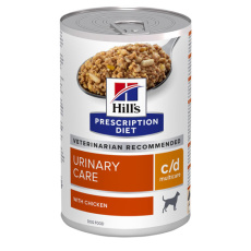 Κλινική κονσέρβα για σκύλους με παθήσεις ουροποιητικού συστήματος - Hill's Prescription Diet c/d Can 370g