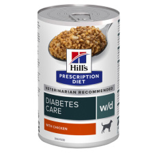 Κλινική κονσέρβα για σκύλους με διαβήτη ή/και τάση παχυσαρκίας - Hill's Prescription Diet w/d Can 370g