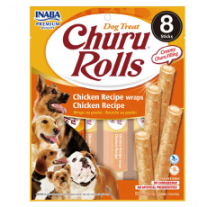 Λιχουδιά σκύλου γεμιστή με κρέμα κοτόπουλο - Churu Rolls Chicken