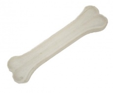 Συμπαγές κόκκαλο ασβεστίου από ακατέργαστο δέρμα 20.5cm - Pet Camelot White Dental (1 τεμάχιο) 
