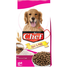 Ξηρά τροφή συντήρησης για ενήλικους σκύλους - Le Chef Αρνί-Ρύζι 15kg