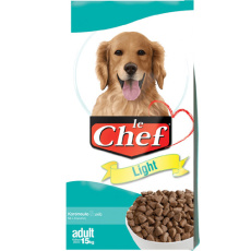 Ξηρά τροφή διαίτης για ενήλικους σκύλους - Le Chef Light 15kg