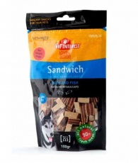 Μικρά σάντουιτς με πάπια και μπακαλιάρο για σκύλους - Pet Interest Sandwich Duck&Fish Small 100g