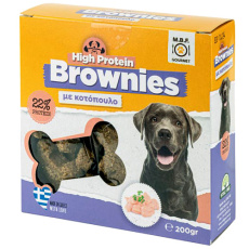 Χειροποίητα brownies για σκύλους με κοτόπουλο - MBF Brownies High Protein Chicken 200g