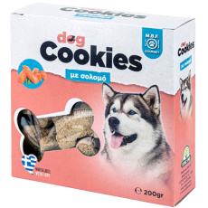 Χειροποίητα τραγανά μπισκότα για σκύλους με σολομό- MBF Cookies Salmon 200g