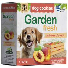 Χειροποίητα τραγανά μπισκότα για σκύλους με ροδάκινο - MBF Garden Fresh Peach 200g