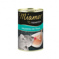 Ζωμός τόνου για καλύτερη ενυδάτωση του οργανισμού και για ενίσχυση της γεύσης της τροφής - Miamor Vitaldrink Tuna 135ml