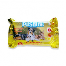 Υγρά μαντηλάκια για δέρμα και πληγές με απολυμαντική χλωρεξιδίνη - Pet Shine (40 τεμάχια)