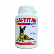 Συμπλήρωμα διατροφής για σκύλους με ασβέστιο, φώσφορο, βιταμίνες και αμινοξέα - Pharmaqua Can-Titan (150 εύγευστα δισκία)