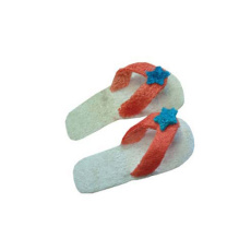 Παιχνίδι-σαγιονάρα από φυσικά συστατικά ιδανικό για τα δόντια - Natural Loofah Toy Flip Flop Pair
