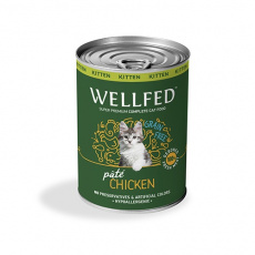 Κονσέρβα για γατάκια με κοτόπουλο χωρίς σιτηρά - Wellfed Kitten 400g