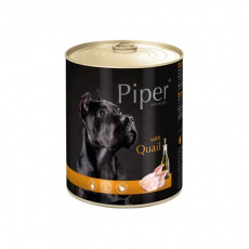 Πλήρης τροφή σε κονσέρβα για σκύλους με ορτύκι - Piper Quail 800g