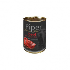 Πλήρης τροφή σκύλου σε κονσέρβα με μία μόνο πηγή πρωτεΐνης από μοσχάρι - Piper Platinum Beef 400g