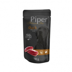 Πλήρης τροφή σκύλου σε φακελάκι με μία μόνο πηγή πρωτεΐνης από πάπια - Piper Platinum Duck 150g