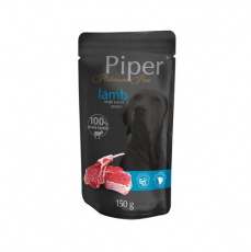 Πλήρης τροφή σκύλου σε φακελάκι με μία μόνο πηγή πρωτεΐνης από αρνί - Piper Platinum Lamb 150g