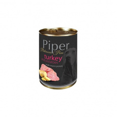 Πλήρης τροφή σκύλου σε κονσέρβα με μία μόνο πηγή πρωτεΐνης από γαλοπούλα - Piper Platinum Turkey 400g
