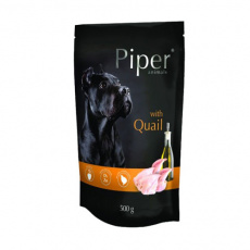 Πλήρης τροφή σε φακελάκι για σκύλους με ορτύκι - Piper Quail 500g
