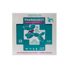 Φυτικό αντιπαρασιτικό περιλαίμιο για σκύλους κάτω των 12kg - Pet Quality Products Pharma Sect Collar 39cm