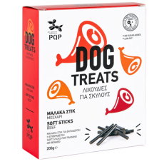 Μαλακά στικ σκύλου με μοσχάρι - PQP Soft Sticks Beef 200g