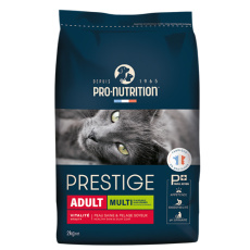 Ξηρά τροφή για γάτες με πουλερικά/λαχανικά - Prestige Adult Multi 2kg