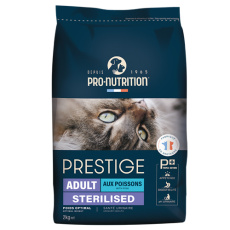 Ξηρά τροφή για στειρωμένες γάτες με ψάρια - Prestige Sterilised Fish 2kg