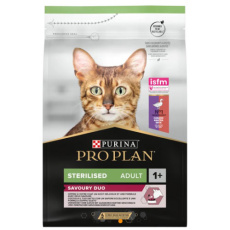 Πλήρης ξηρά τροφή για ενήλικες στειρωμένες γάτες 1-7 ετών με πάπια κ' συκώτι - Pro Plan Adult Sterilised Fegato 1.5kg