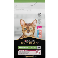 Πλήρης ξηρά τροφή για ενήλικες στειρωμένες γάτες 1-7 ετών με πέστροφα κ' μπακαλιάρο - Pro Plan Adult Sterilised Cod & Trout 1.5kg