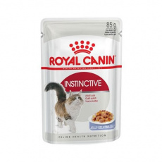 Φακελάκι για ενήλικες γάτες άνω των 12 μηνών με κομματάκια σε ζελέ - Royal Canin Instictive Jelly 85g