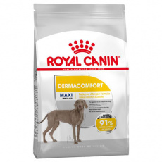 Υποαλλεργική ξηρά τροφή για ενήλικους σκύλους άνω των 15 μηνών με ευαίσθητο δέρμα μεγαλόσωμων φυλών 26-44kg - Royal Canin Μaxi Dermacomfort