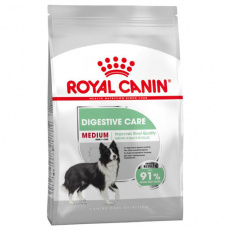 Ξηρά τροφή για ενήλικους σκύλους άνω των 10 ετών με πεπτική ευαισθησία μεσαίου μεγέθους φυλών 11-25kg - Royal Canin Medium Digestive Care