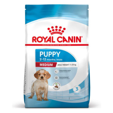 Ξηρά τροφή για κουτάβια μέχρι 12 μηνών μεσαίου μεγέθους φυλών 11-25kg - Royal Canin Medium Puppy