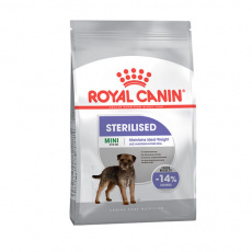 Ξηρά τροφή για ενήλικους στειρωμένους σκύλους άνω των 10 μηνών μικρόσωμων φυλών έως 10kg - Royal Canin Mini Sterilised